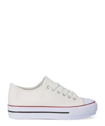 VVNN Sneakers casual de mujer BOL TO349 BLANCO