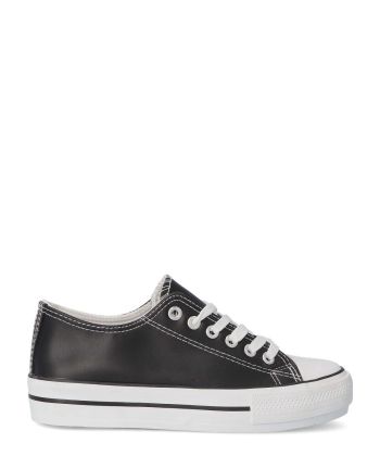 VVNN Sneakers casual de mujer BOL TO349 NEGRO