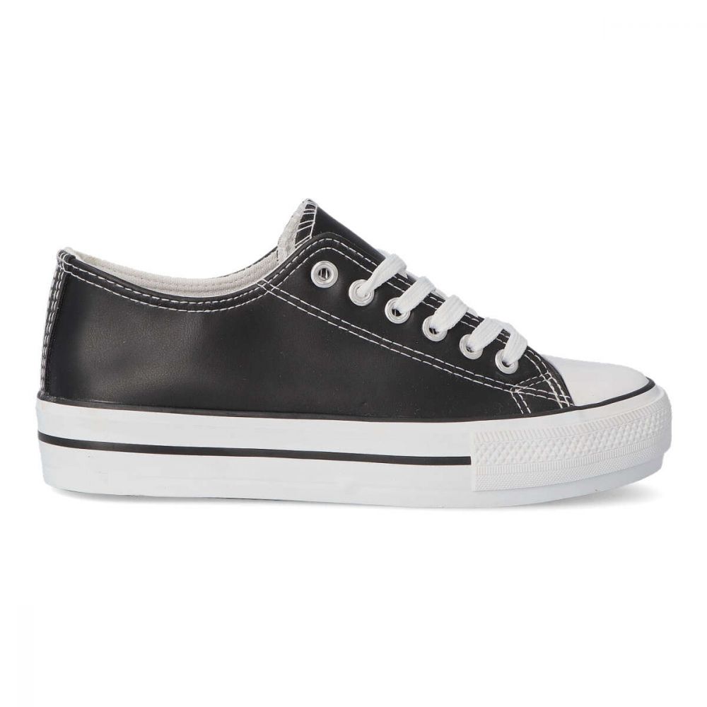 VVNN Sneakers casual de mujer BOL TO349 NEGRO