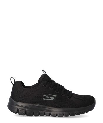 SKECHERS Zapatilla deportiva cómoda mujer SKE 12615 NEGRO