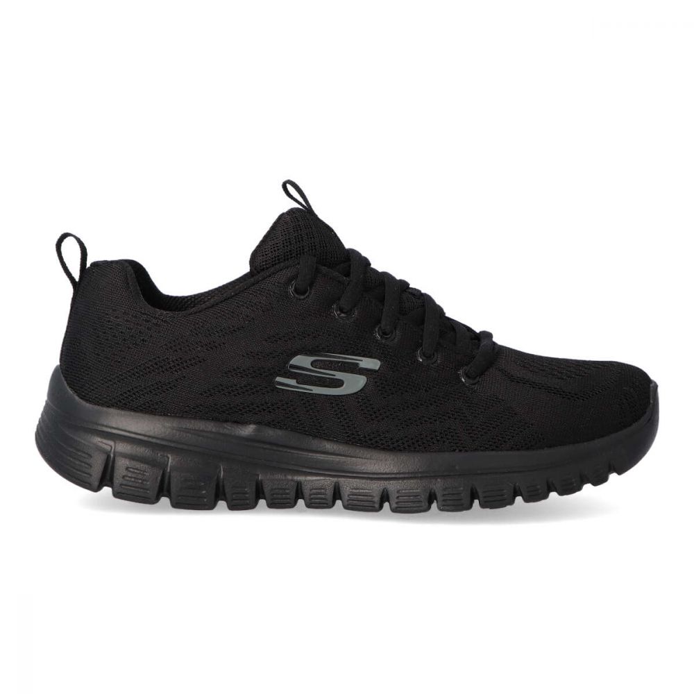 SKECHERS Zapatilla deportiva cómoda mujer SKE 12615 NEGRO