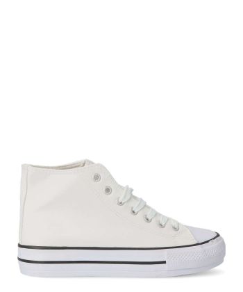 VVNN Bota sneakers casual mujer BOL ABX0262-1 BLANCO