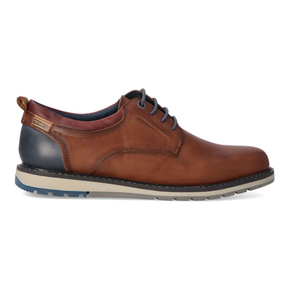 PIKOLINOS Zapato oxford cómodo Berna PIK M8J-4183 CUERO