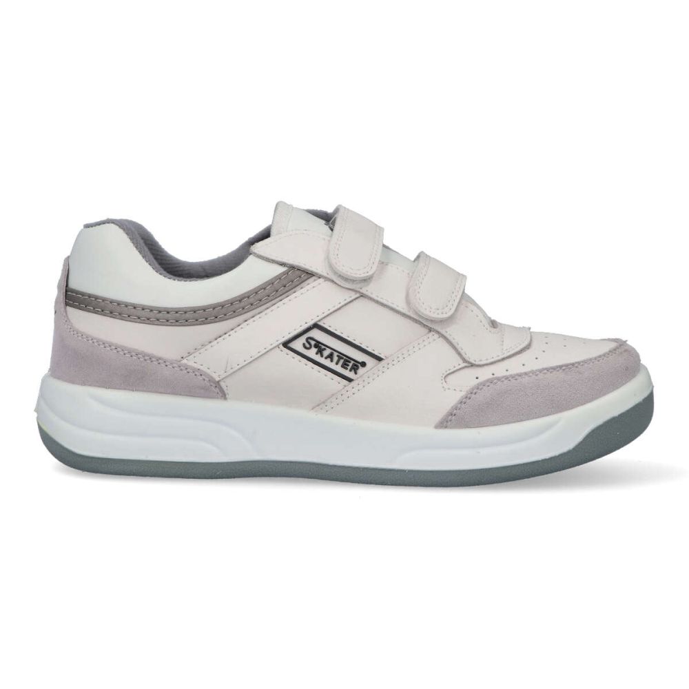 SKATER Deportivo casual velcro hombre SKT FD219 BLANCO