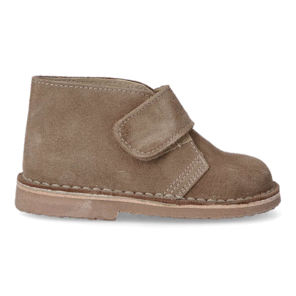 PEKES Botita piel safari velcro BEN 101D TAN