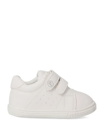 PEKES Deportivo casual velcro niña PEK P1855 BLANCO