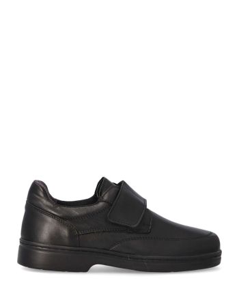 VANESSA Mocasín piel velcro hombre SAK 4759.1 NEGRO