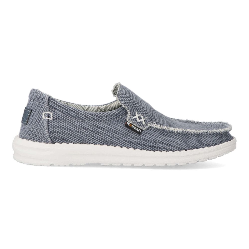 REFRESH Mocasín lona casual  hombre REF 170628 MARINO