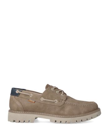 VVNN Zapato náutico casual hombre VYD A993 TAUPE