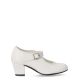PEKES Zapato flamenca blanco feria