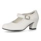 PEKES Zapato flamenca blanco feria