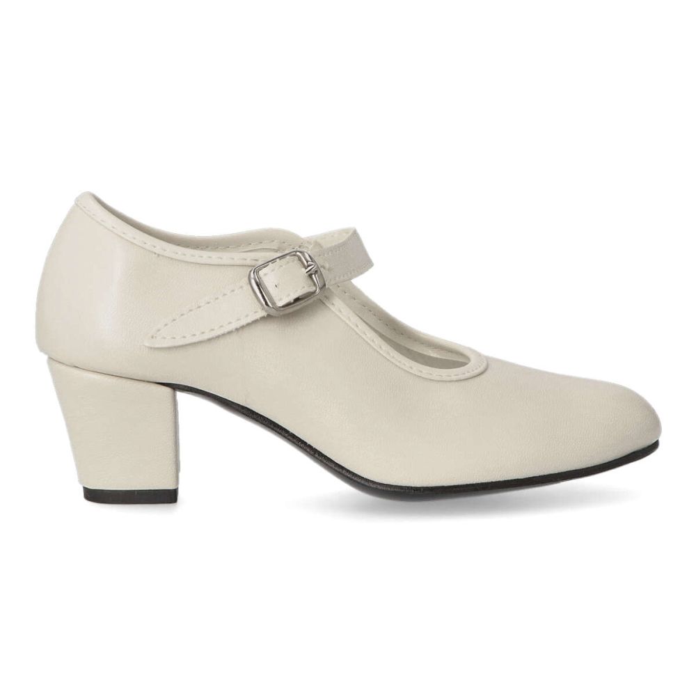 PEKES Zapato flamenca beige feria