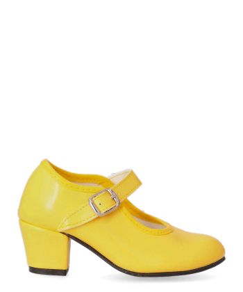 PEKES Zapato flamenca amarillo feria