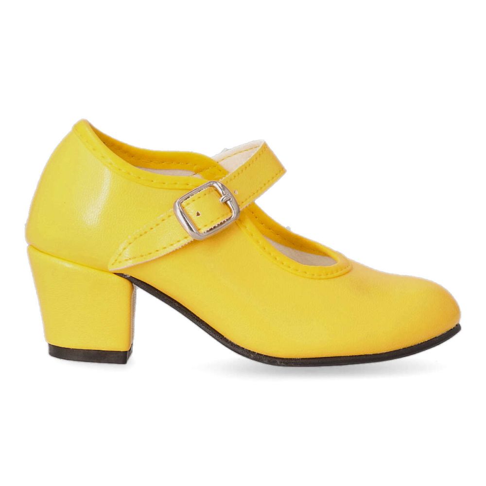 PEKES Zapato flamenca amarillo feria