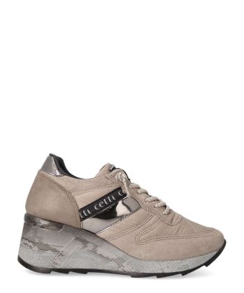 CETTI Sneakers casual cuña mujer