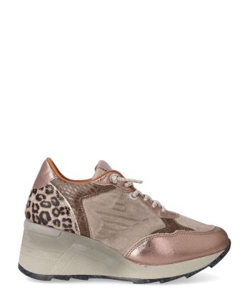 CETTI Zapatilla urbana sport cuña mujer