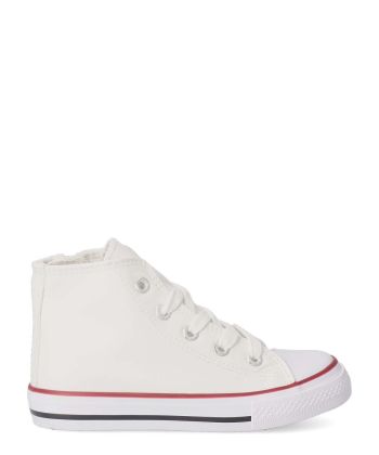 VVNN Bota sneakers basket blanco