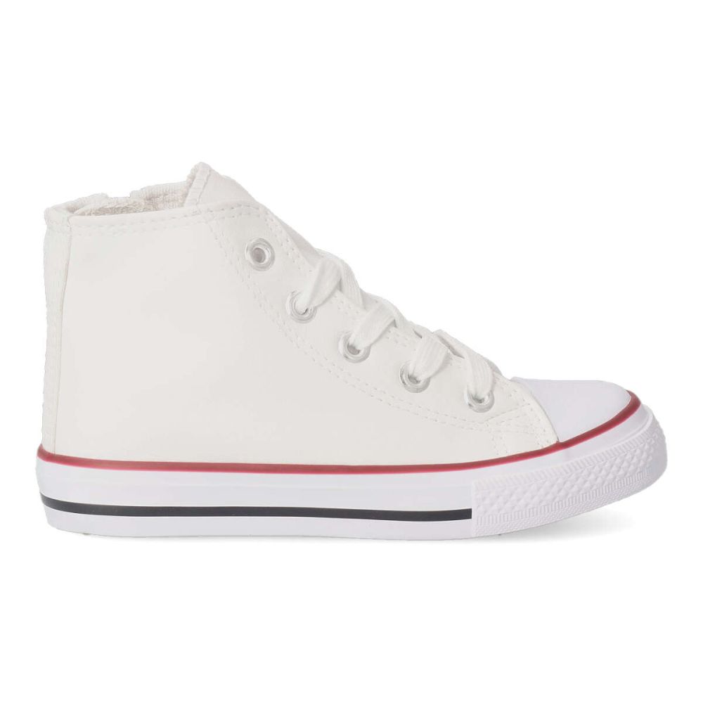 VVNN Bota sneakers basket blanco