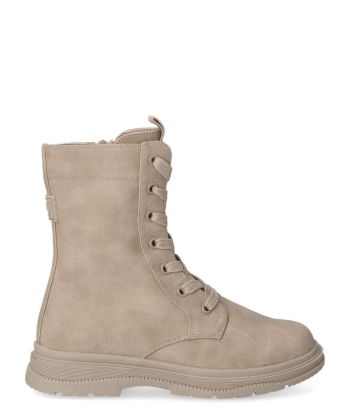 MTNG Bota militar beige cordones niña