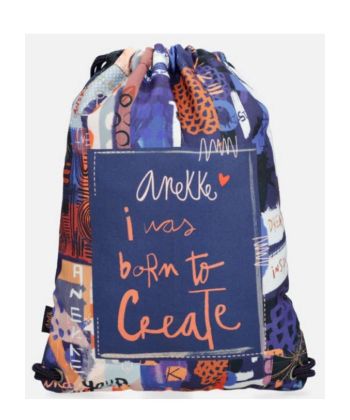 ANEKKE Mochila saco de tela Contemporary