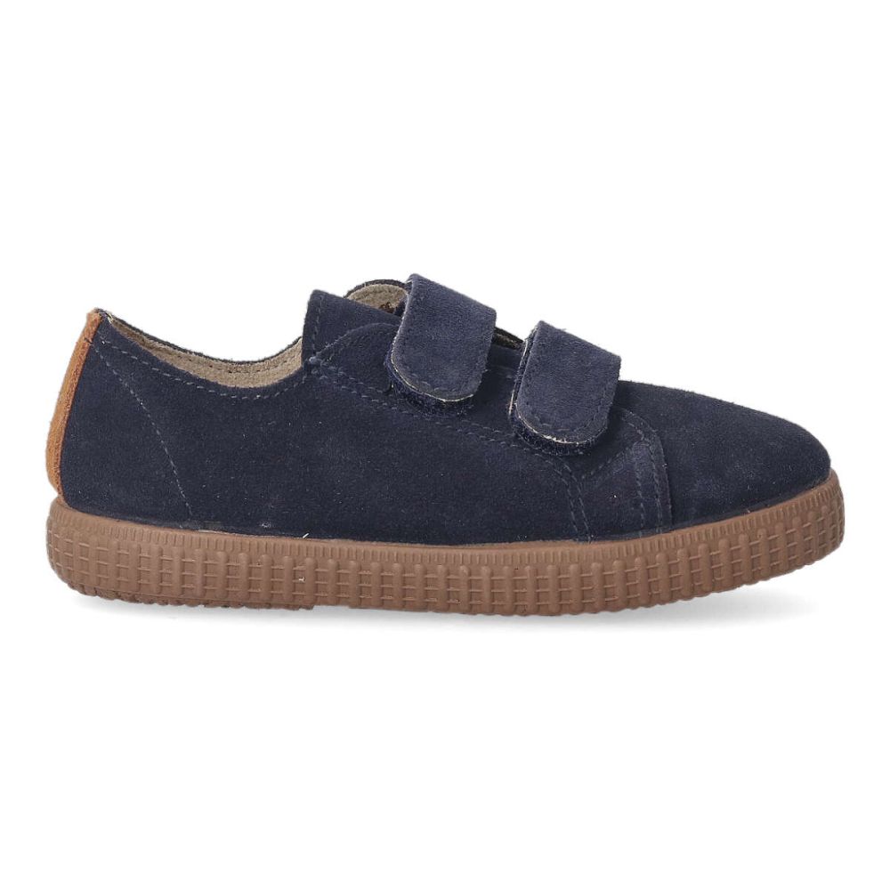 PEKES Zapato casual serraje velcro niño