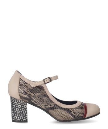 DORKING Zapato salon print serpiente Rodin