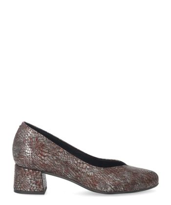 D`CHICAS Zapato salón piel taupe mujer