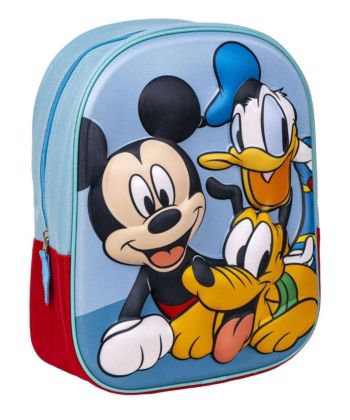 CERDA Mochila infantil 3D Mickey Donald