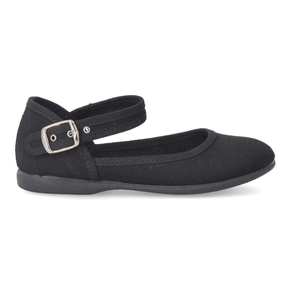 PEKES Zapato mercedita pique negro niña