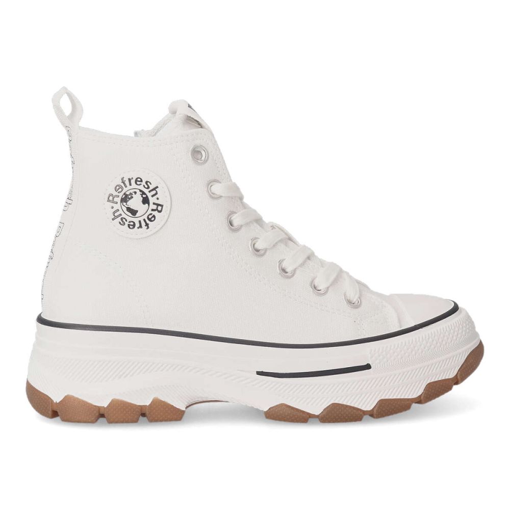 REFRESH Bota sneakers casual lona mujer