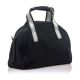 MTNG Bolso bowling negro beige mujer