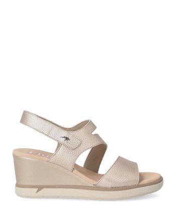 FLUCHOS Sandalia velcro piel confort mujer