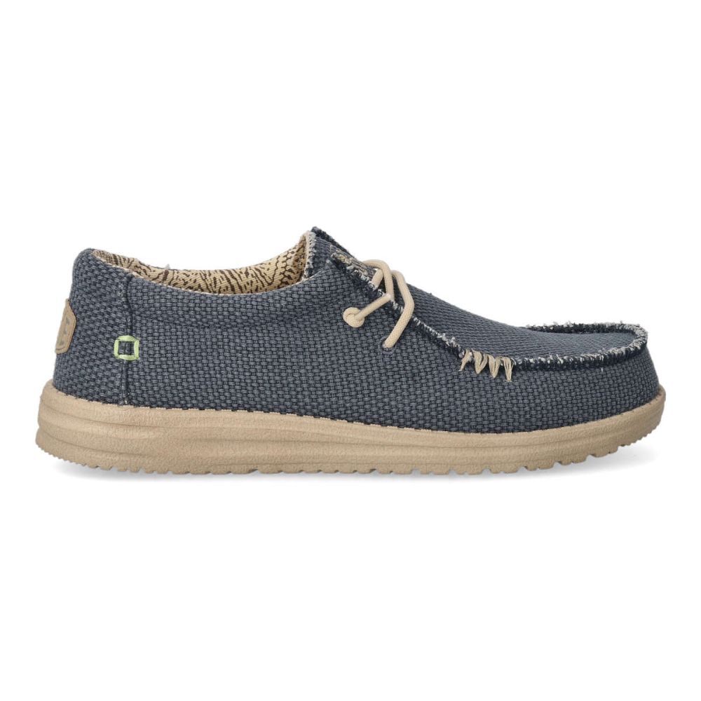 HEY DUDE Zapato wallabee textil hombre