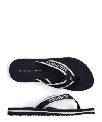 TOMMY HILFIGER Sandalia playa mujer Webbing Slide