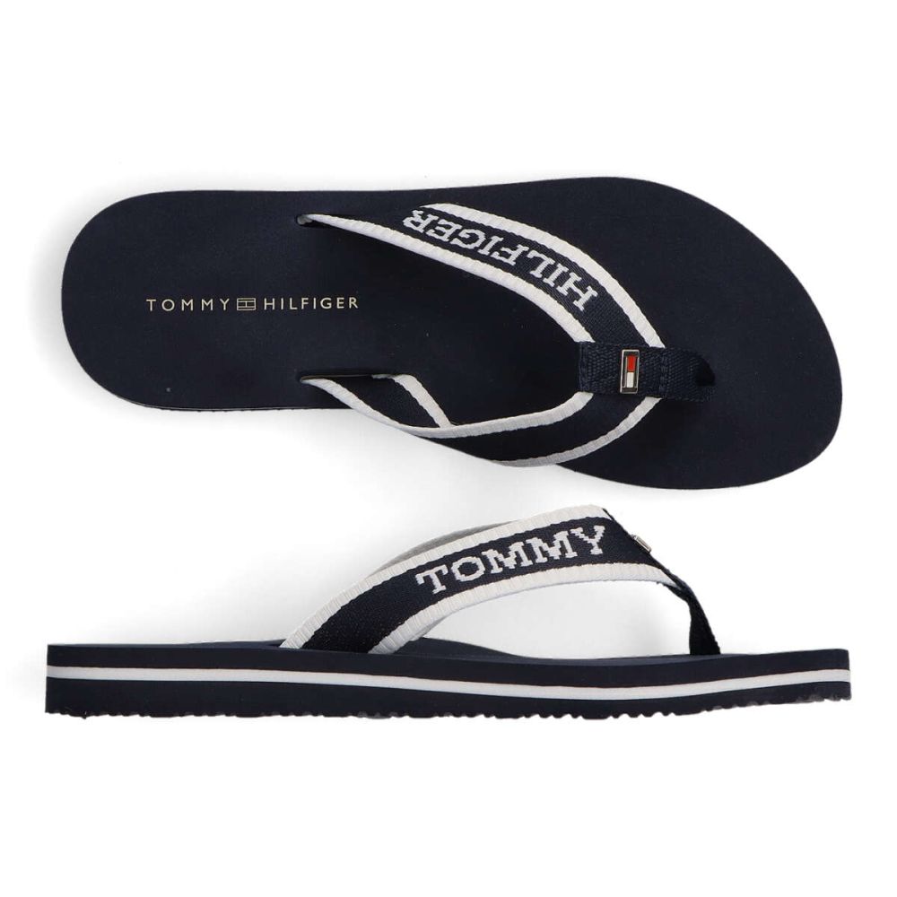 TOMMY HILFIGER Sandalia playa mujer Webbing Slide