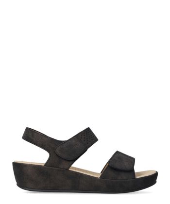 AMARPIES Sandalia confort velcro mujer