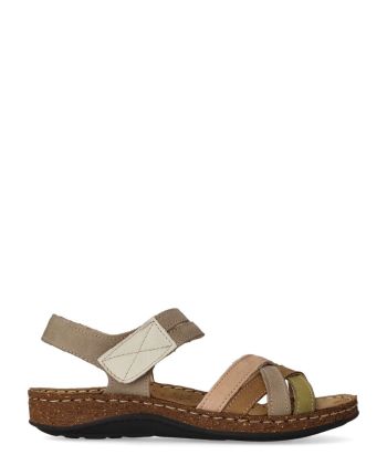 WALK&FLY Sandalia confort velcro mujer