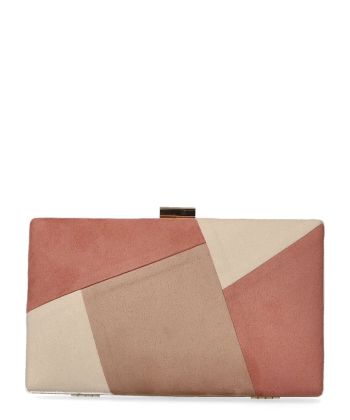 MENBUR Bolso cartera fiesta nude