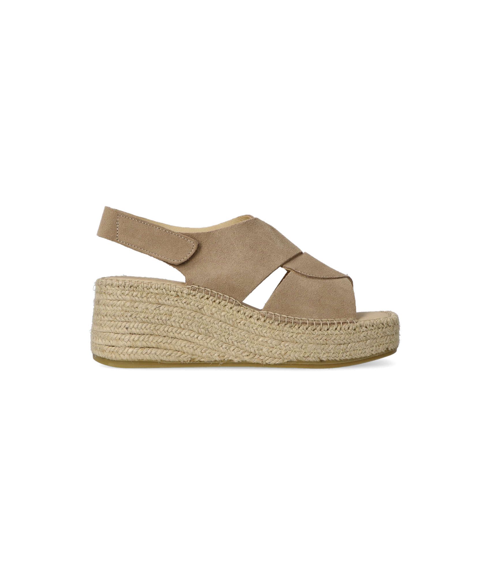 SUYUTE Sandalia alpargata cuña mujer