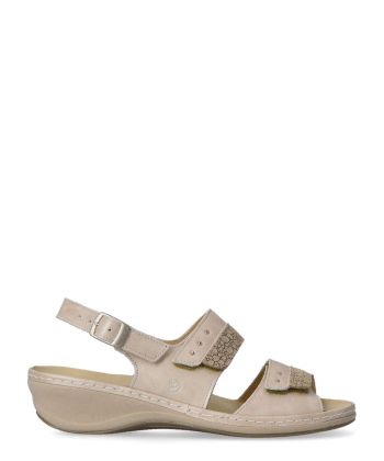 SUAVE Sandalia piel confort velcro mujer