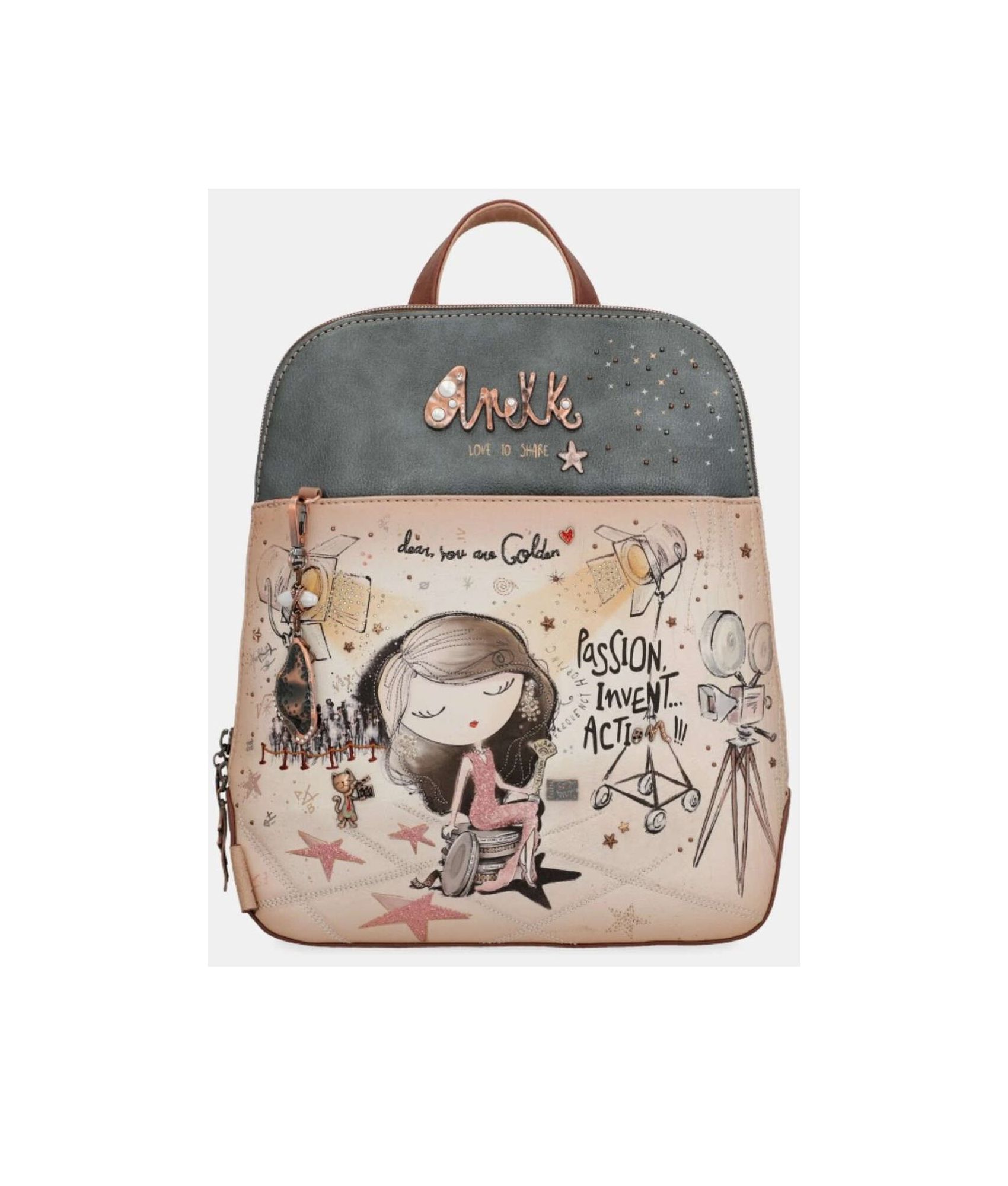 ANEKKE Hollywood - Sac à Dos Élégant et Tendance Couleurs