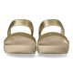 FITFLOP Sandalia piel doble pala metalizada