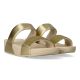 FITFLOP Sandalia piel doble pala metalizada