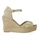 LA VALETA Sandalia espadrilles cuña mujer