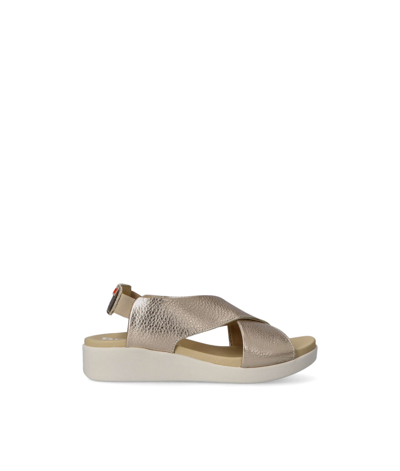 Pepe Menargues Women's Sandalia New York Sandal- Black/Gold main image 1