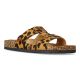 VVNN Sandalia bio plana print leopardo