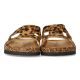 VVNN Sandalia bio plana print leopardo