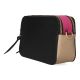 VVNN Bolso bandolera negro-fucsia-camel