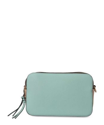 VVNN Bolso bandolera verde-beige-blanco