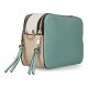 VVNN Bolso bandolera verde-beige-blanco